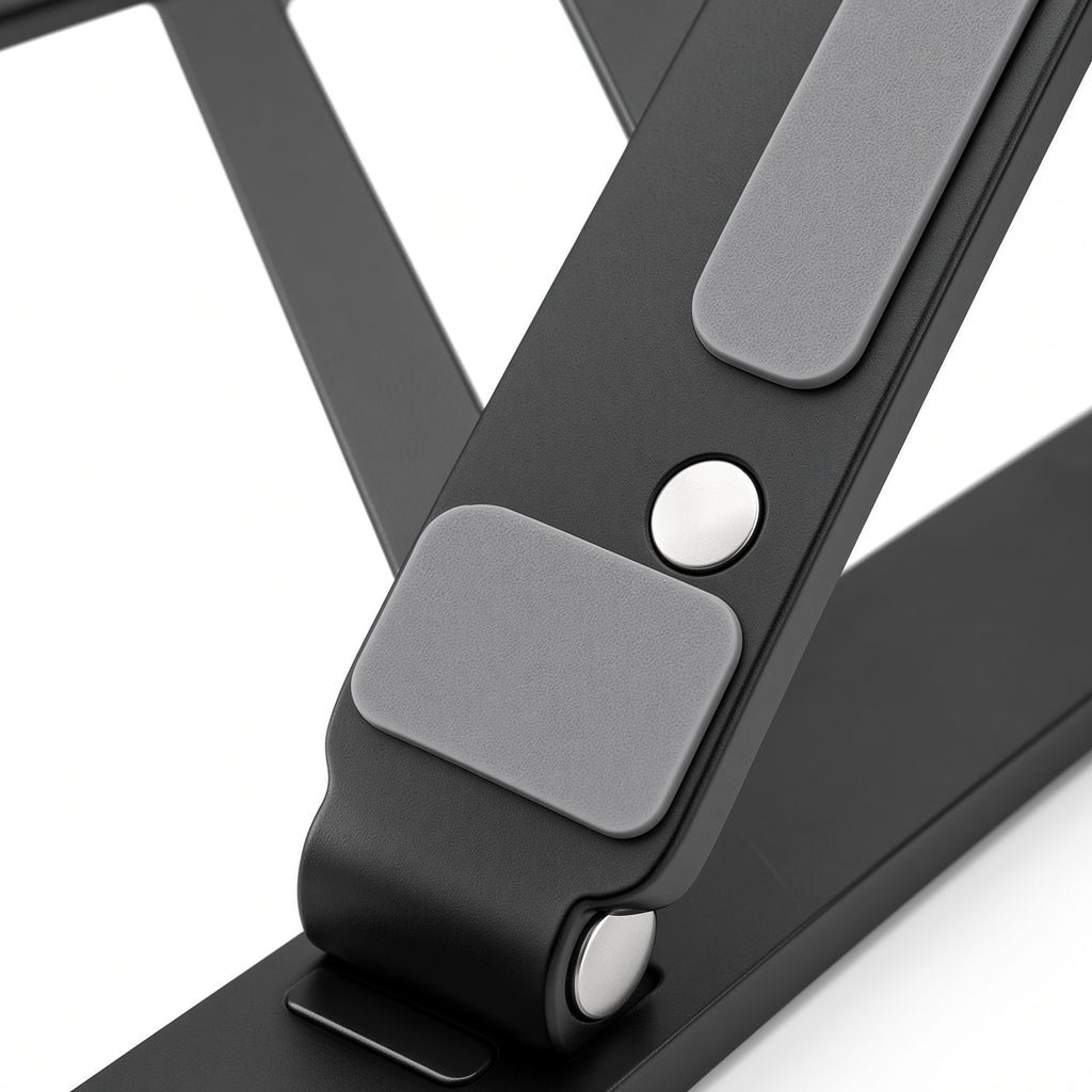 Support Pliable pour Ordinateur Portable et Tablette – Réglable et Compact